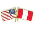 USA & Peru Flag Pin